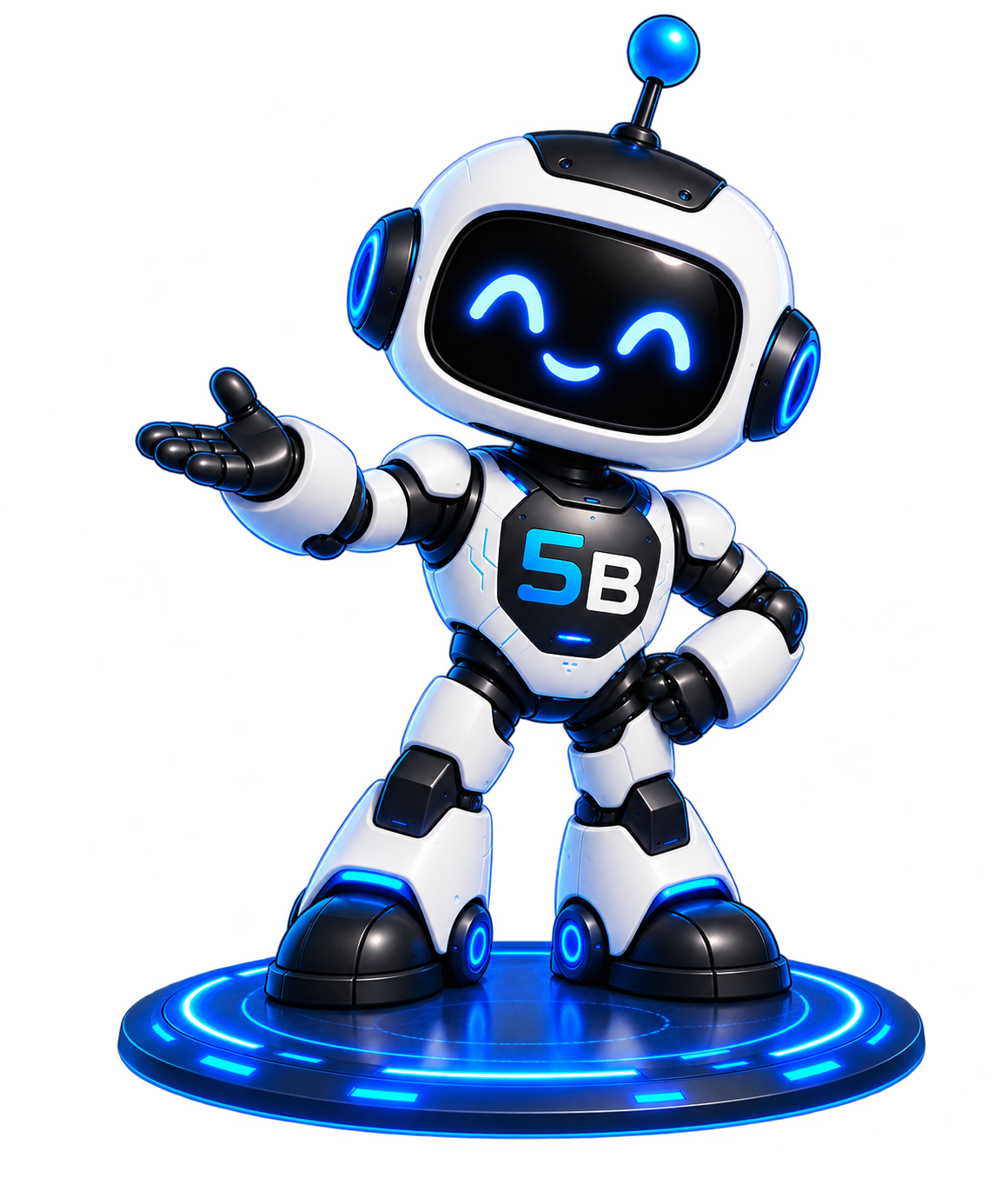 FIVE-B, mascote oficial da 5BYTES